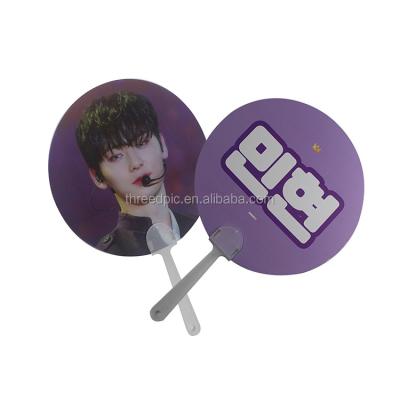 China China Stars Super Idol KPOP Hand Fan Custom 3D Lenticular Hand Fan for sale