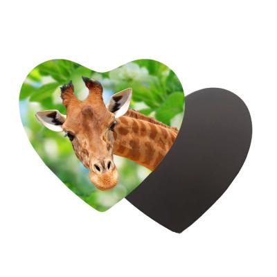 China Animal 3d Lenticular Fridge Magnet , Custom Heart Shape Magnet for sale