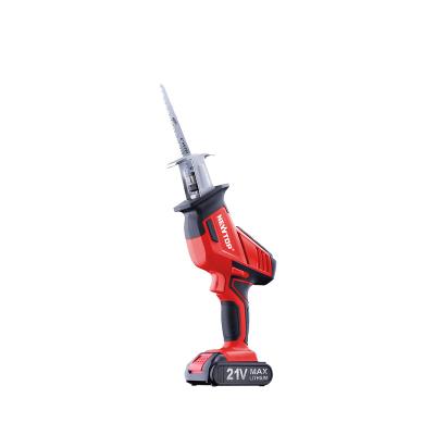 China Saber Saw Supplier 21V Li-ion Electric Power Tools Saber Cordless Reciprocating Saw 2.0Ah for sale