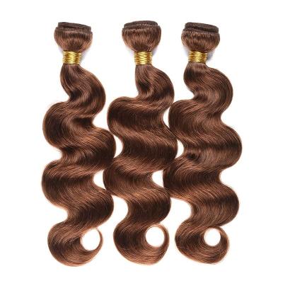 China China Wholesale Body Wave Hair Suppliers Brown Color Brazilian Hair Weave, Mink Brazilian Hair Bundles for sale