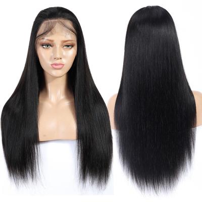 China Wholesale Cheap Brazilian Straight 13X6 Lace Front Human Hair Wigs For Color Women's Natural Transparent Lace HD Human Hair Wigs for sale