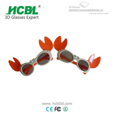 China Eyewear engraçado dos vidros 3D do cinema 3D do quadro do PC para o bebê, Eco - amigável à venda