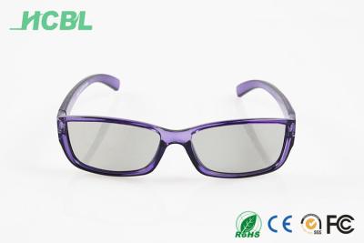 China Plastic 5d Linear 3d glass with lucid frame , Polarized 3d cinema glasses A67 for sale