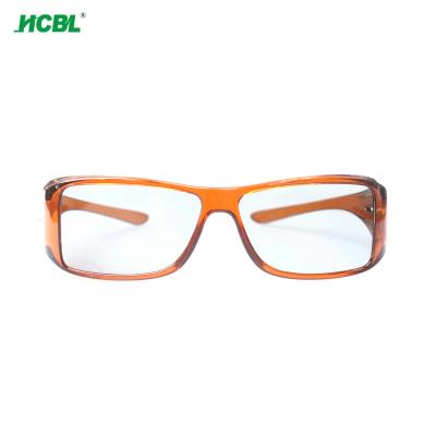 China Newest A91 Linear / Circular Polarized 3D Glasses With Pellucid Orange Color for sale