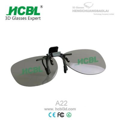 China Personalized RD Passive Metal Clip On 3D Glasses Compatible With  MI / Passive TV / X-Mirrow for sale