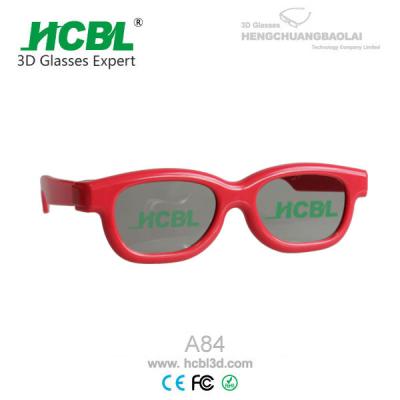 China Fashional Kid Red 3D Glasses Compatible for DepthQ / X-mirrow 3D Theater for sale