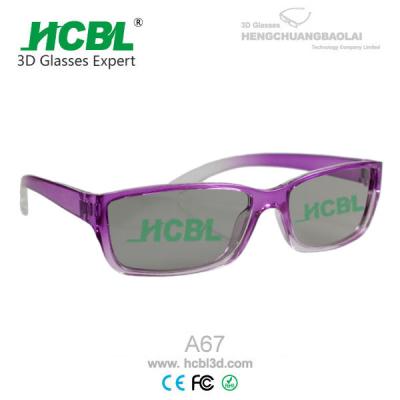 China Master Image Purple 3D Glasses for sale