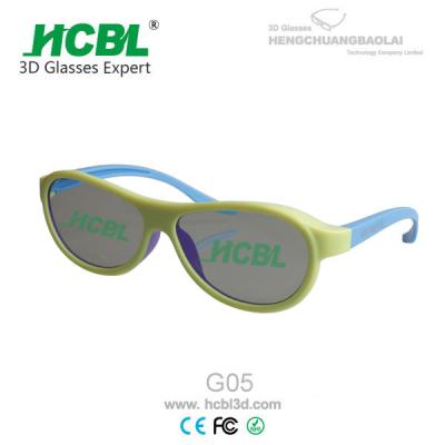 China Colorful Crystal Lens Girl Imax 3D Glasses With 0.26 mm Thickness Filters for sale