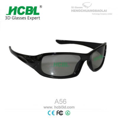 China Large Frame Cinema Imax 3D Projector Glasses With Free 1C Logo Printing for sale