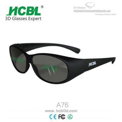 China Black Master Image 3D Glasses for Stereoscopic 3D Digital Theater System for sale