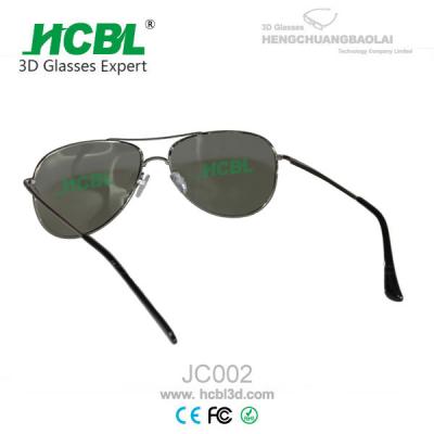 China Metal Structure Adult Imax 3D TV Glasses With Angle Of 0 90 Degree for sale