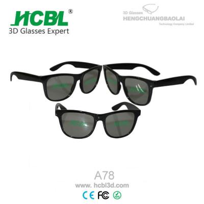 China PC Frame Cinema Master Image Passive 3D Glasses With ROHS / CE Certificate for sale