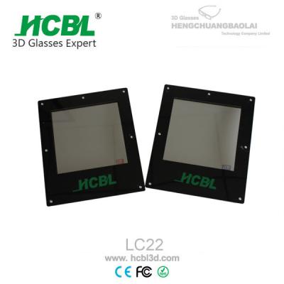 China 10*10Cm 3D TV Polarized Glass Lens for Dual - view Integral Imaging 3D Display for sale