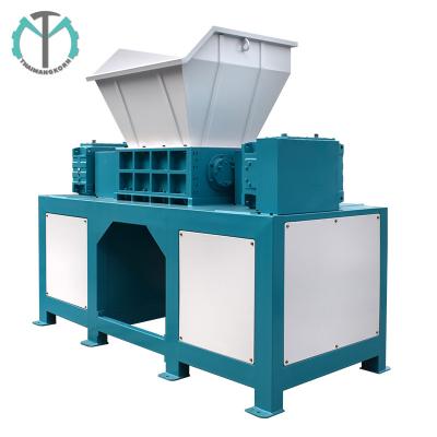 China Building Material Shops Customized Tire Metal Can Crusher Dual Shaft Plastic Shredder Machine for sale