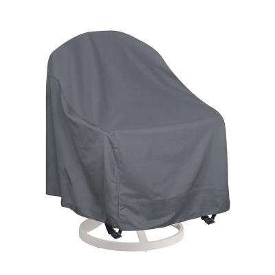 China China Supplier Outdoor Polyester Fabric Furniture Cover Waterproof Polyester Nylon Garden Patio Swivel Lounge Chair Cover for sale