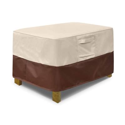 China Custom Outdoor Waterproof Dustproof UV Proof Polyester Fabric 600D Polyester Garden Patio Stool Cover Nylon Patio Stool Cover for sale