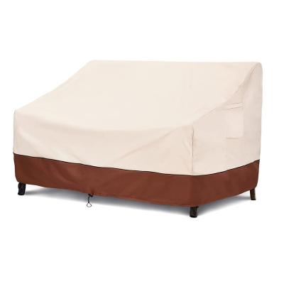 China Hot Amazon Selling Polyester Fabric Garden Furniture Cover Waterproof Polyester Nylon Patio Sofa Loveseat Bench Cover for sale