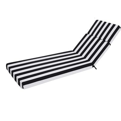 China China Factory Waterproof Customized Outdoor Printed Sofa Stripe Pattern Patio Sofa Lounge Cushion Waterproof Lounge Cushion for sale