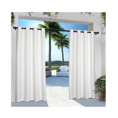 China Blackout Made In China Blackout Balcony Deck Gazebo Side Curtain Outdoor Waterproof Privacy Blackout Curtain For Patio for sale