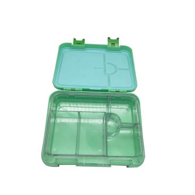 China Hot Selling Eco-Friendly Plastic Food Bowl Leakproof 4 Ranging 6 Compartment Food Bowl for sale