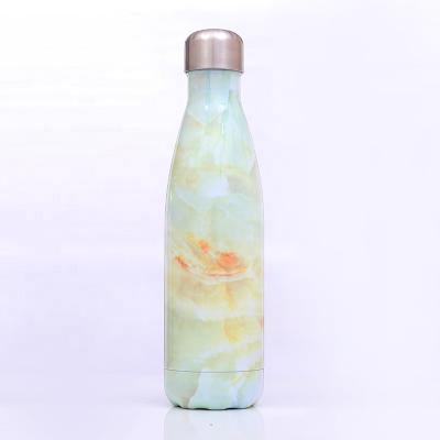 China Sustainable Custom Logo Cola Shape Pikachu Copper Sport Stainless Steel Termos Vacuum Insulated Water Bottle for sale