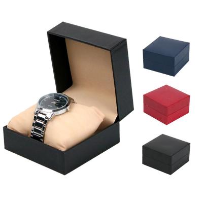 China Free Sample Recyclable Crocodile Texture Watch Boxes Custom Jewelry Earrings Boxes Custom Watch Storage Boxes for sale