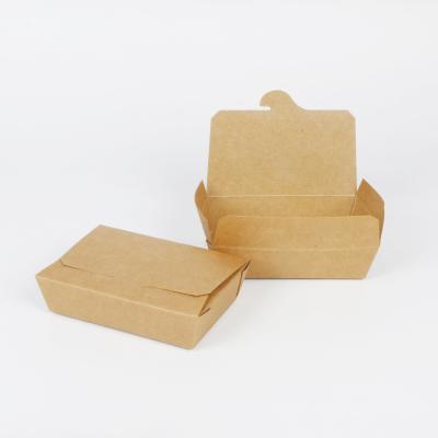 China Hotel factory sales food take away high quality food grade brown wrapping paper meal box shaper machine low price for sale