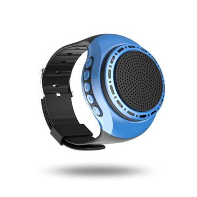 China Wireless Watch Wireless Speaker with MIC Support TF Card FM Radio Smart Bracelet Wristband Speaker for Sports Running for sale