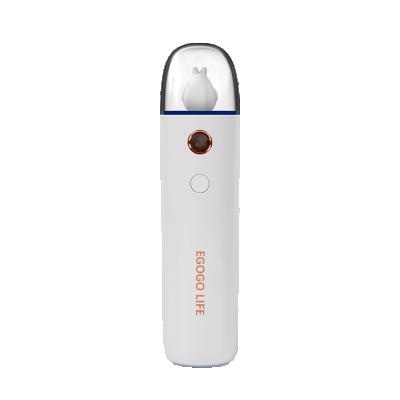 China Egogo Hydrate Portable Nano Jet Hydration DEEP CLEANSING Handheld Facial Humidifier Steaming Face Meter USB Filling for sale