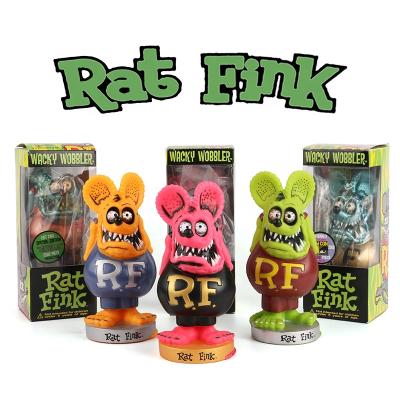 China 2020 New Cartoon Ratfink Toy Ratfink Collectible Model Toy Gift Model Toy Matco Rat Fink Toys Crazy Mouse Action Number for sale