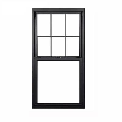 China Folding Impact 2'x 5' Double Window Screen Hurricane Hung Black Brown Double Hung Windows for sale