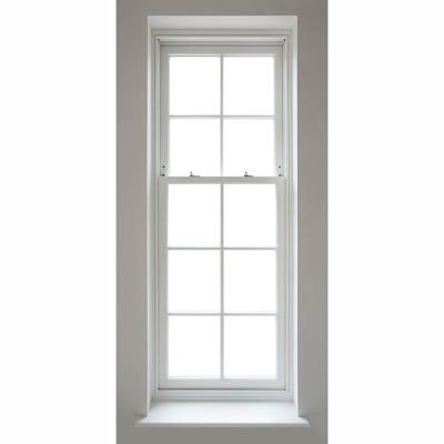 China Folding Screen White Vinyl Single Hung Window with Grille PVC Vertical Sliding Window for sale