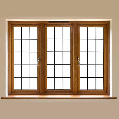 China Folding Screen Texture Pvc Profile Wooden Casement Windows Parts for sale