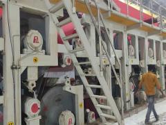 White High Grade Duplex Paper Board Making Machine Ply Wire With Guide Rolls