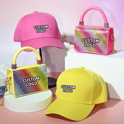 China Fashion Hat And Purse Set Bag Women Designer Visor Hat And Purse Set 2021 for sale