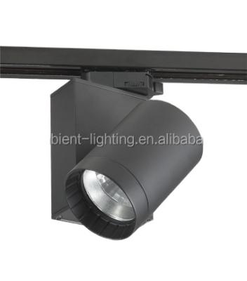 China Traditional COB Track Spot Light Dimmable Filament 50w Led Rail 110v Black Body Color for sale