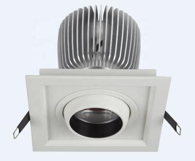 China Solar 30W Dimmable Multiple Spot Light Led Recessedsquare Frame Rim Led Recessed Light for sale