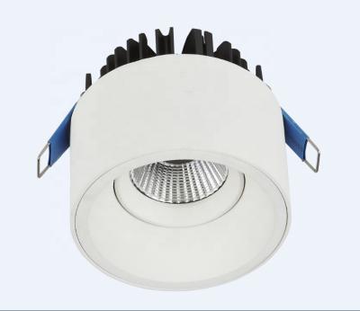 China Deep Anti Glare Recessed Spot Light 8w Cob LED Downlight 85mm Cut Out 110v Dimmable for sale