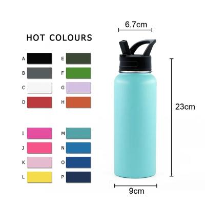 China Sustainable Eco-Friendly Reusable Thermos Flask Stored Recycled Insulated Vacuum Stainless Steel Bpa Free Sports Water Bottle for sale