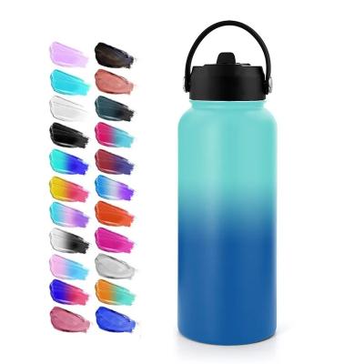 China Sustainable 32Oz Stainless Steel Sports Fitness Leak Proof Vacuum Insulated Thermos Flask Custom Water Bottle for sale