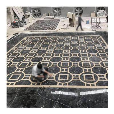 China Mosaic Mixed Marble Marble Medallion Medallion For Hall Mall Stone Professional Manufacturer for sale