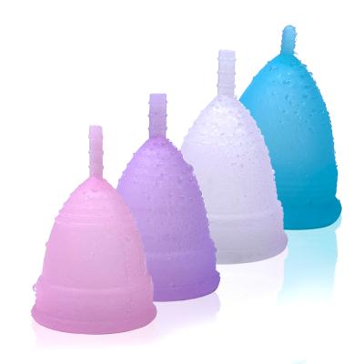 China OEM Menstrual cup Eco Friendlysanhealthy welcome BPA free feminine hygiene easy pull cup silicone factoy wholesale for sale