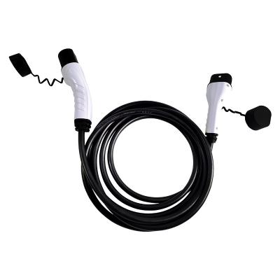 China EV Charging Extension Cord 11kwType 2 Electric Charging 3 Phase Car Charger for sale