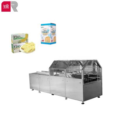 China RC60 Shanghai Rui Packing Automatic Cardboard Carton Food Box Sealing Machine For Cupcake for sale