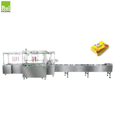 China Automatic Food RUI PACK Factory Supply R-80 High Speed ​​Carton Box Packaging Machine For Biscuit And Bread for sale