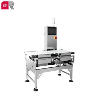 China Weight Checking RL-CW01 High Accuracy Automatic Check Weigher Machine With Rejector For Small Pocket for sale