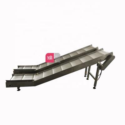 China High Quality Ruipacking-Automatic Inclined Exit Stainless Take Out Conveyor For Food/Sachet/Pouch for sale