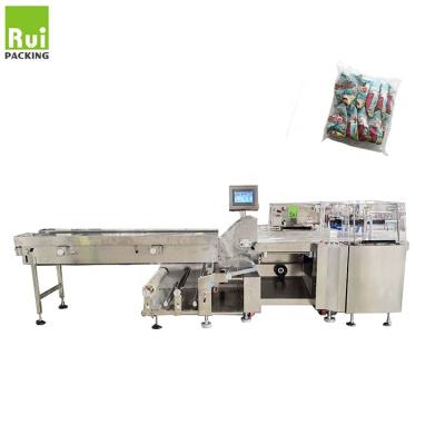 China Food RUI PACK RHBBL600 Multi Function Pillow Bag Packaging Machine Horizontal Line Automatic For Snack Food for sale