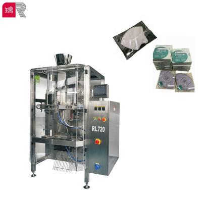 China RL720 Commodities vffs face mask automatic packing machine with counting and conveying system for sale