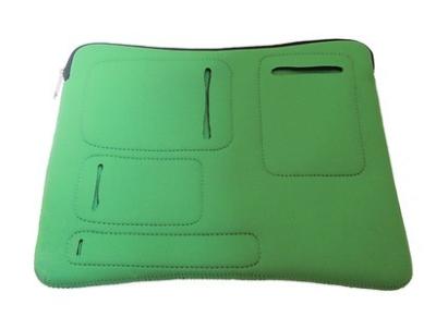 China Top-selling Fashionable Neoprene Laptop bag with pockets Durable Shockproof Computer case for sale